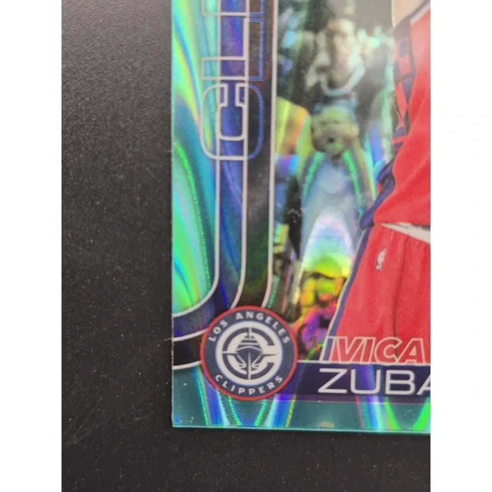 2025-26 Topps Chrome Ivica Zubac #63 Aqua Raywave Refractor /199 L.A.‎ Clippers